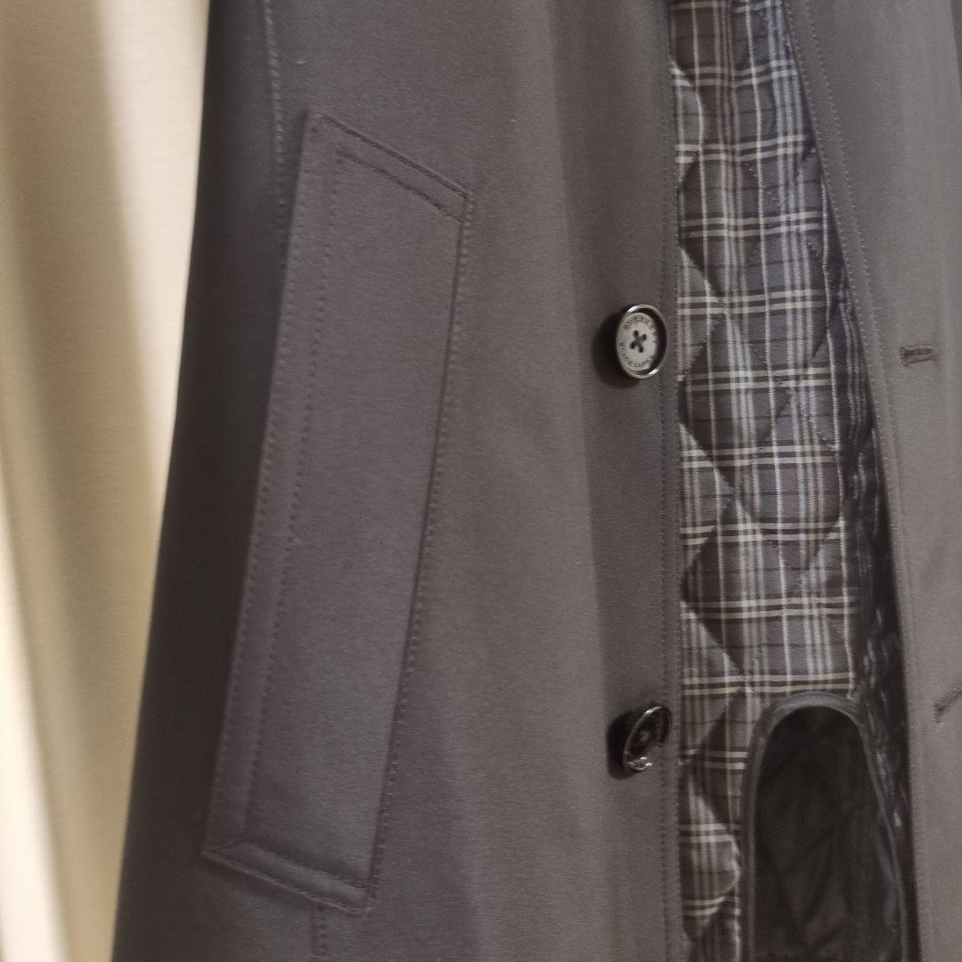 BURBERRY バーバリー レーベル トレンチコート 黒　ライナー付 Mサイズ