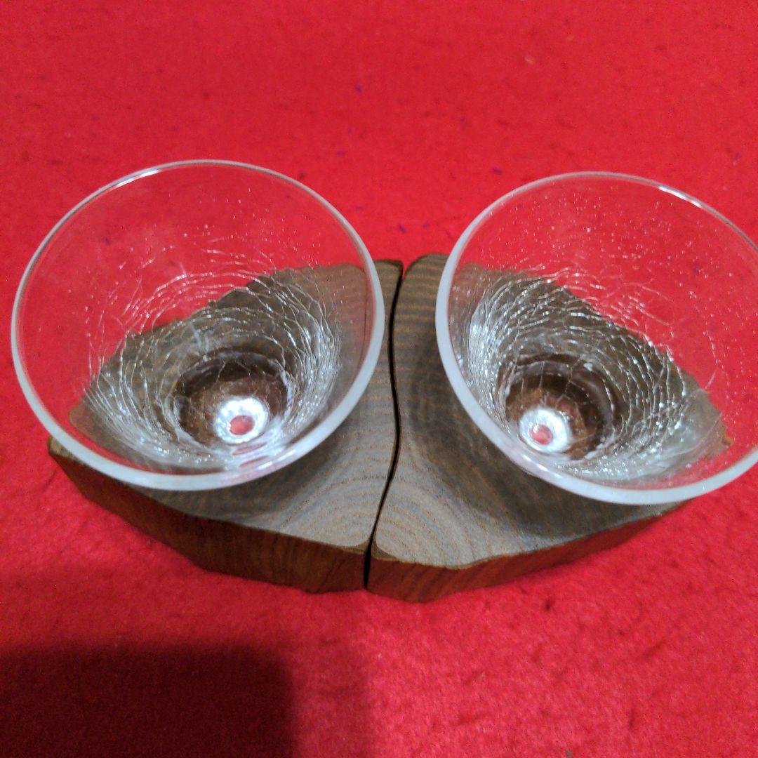 旭川クラフト JUNCOBO 淳工房 木Glass 木グラス ヒビ エンジュ