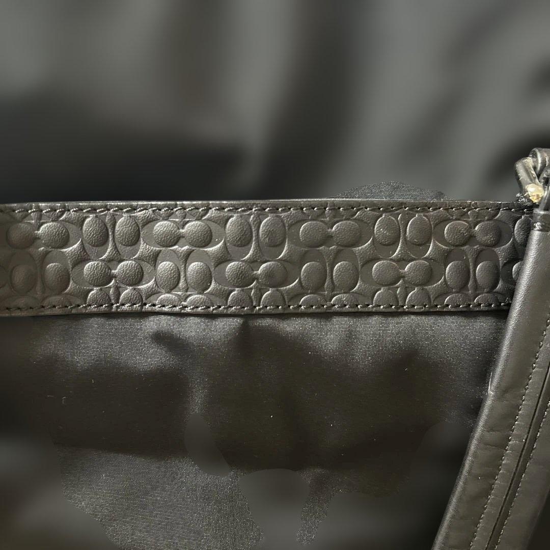 Coach ボストンバッグ 黒 中型