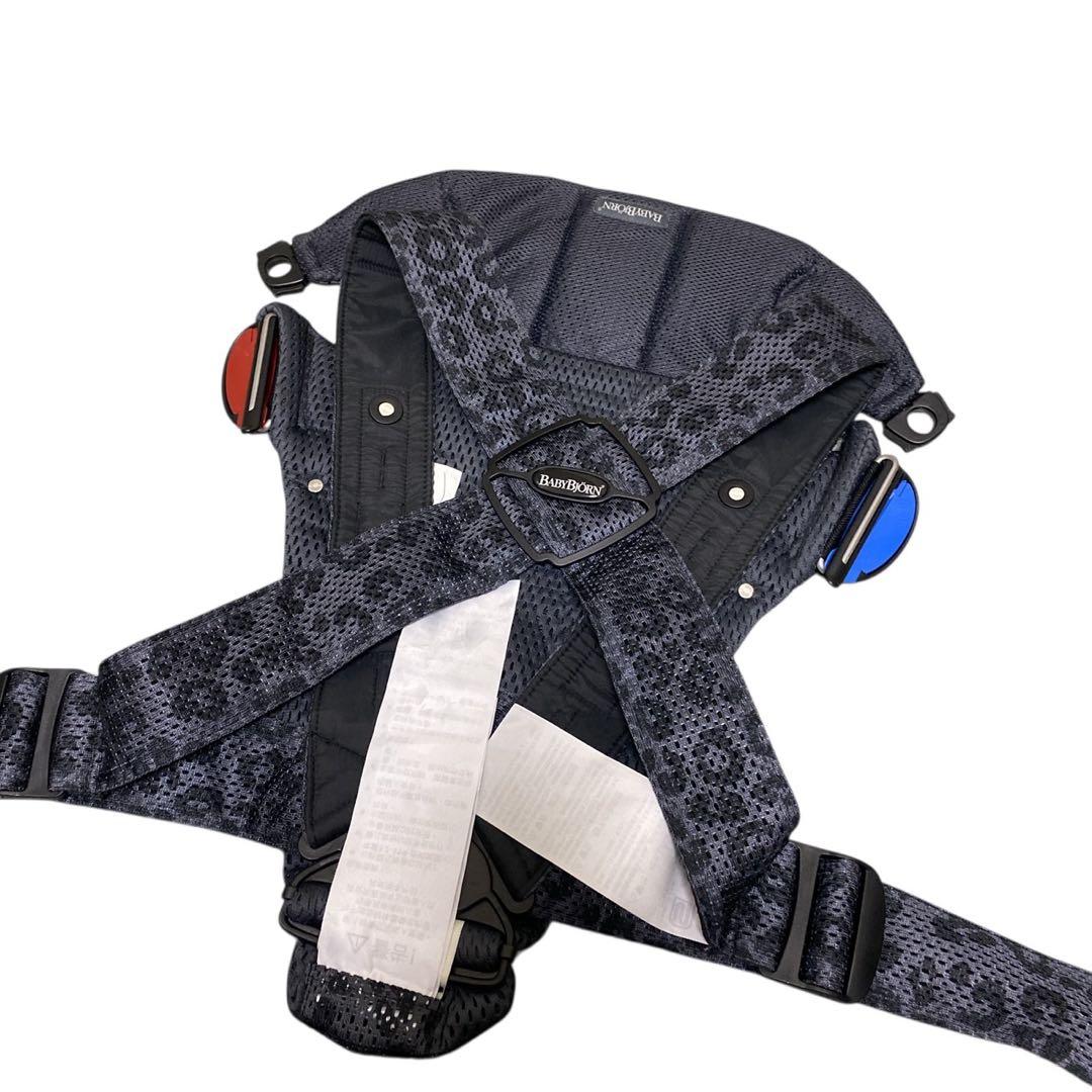 BabyBjörn MINI AIR ベビーキャリア アンスラサイトレパード