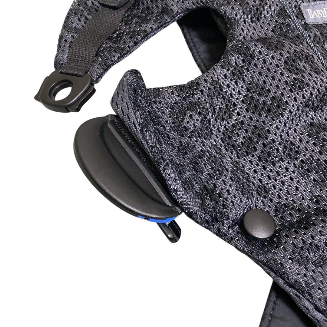 BabyBjörn MINI AIR ベビーキャリア アンスラサイトレパード