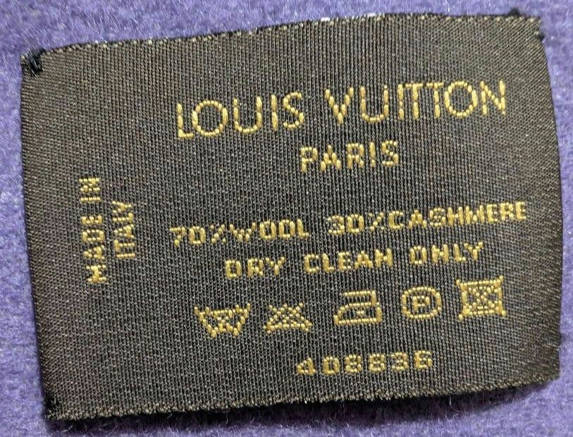 LOUISVUITTON　マフラー(ウール70％・カシミア30％)★