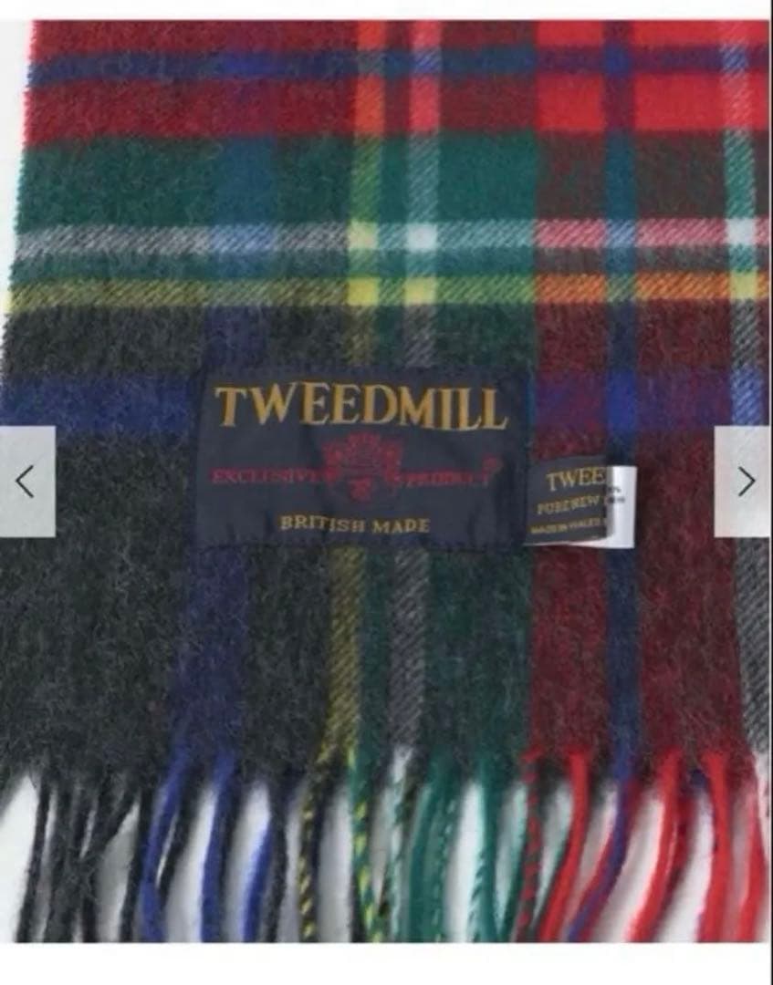 TWEED MILL　Lambswool Stole かぐれ