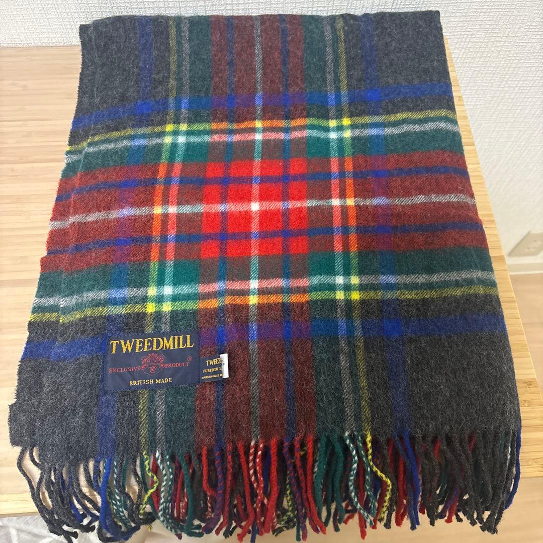 TWEED MILL　Lambswool Stole かぐれ