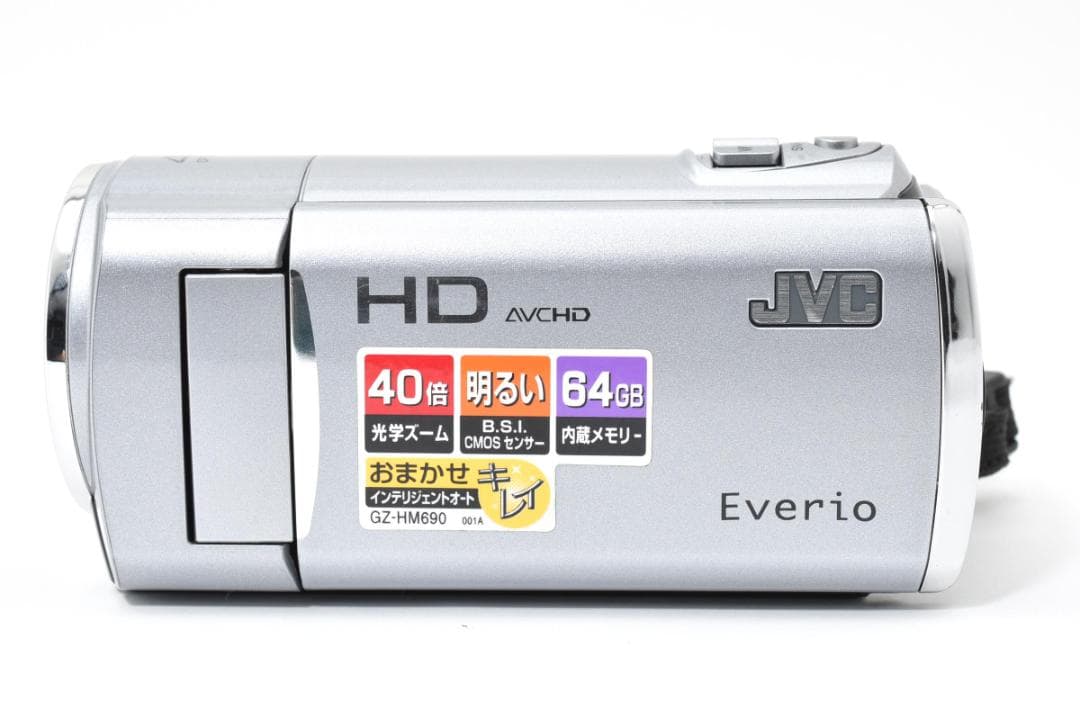 美品　JVC EVERIO GZ-HM690 備品完備 ビデオカメラ #695