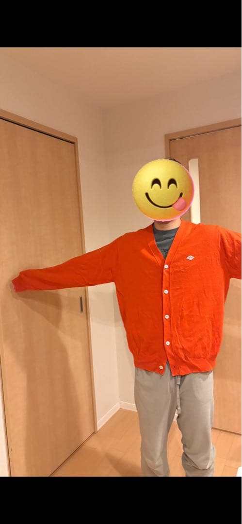 DT-D0030LMW DANTON V NECK CARDIGAN ラムウール