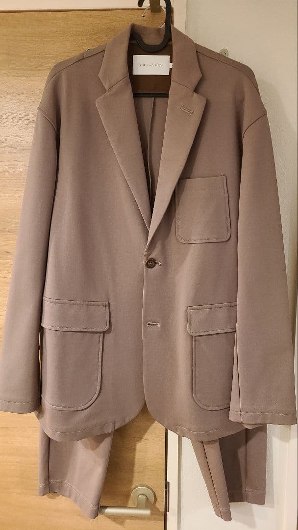 curly セットアップ　20ss グレージュ