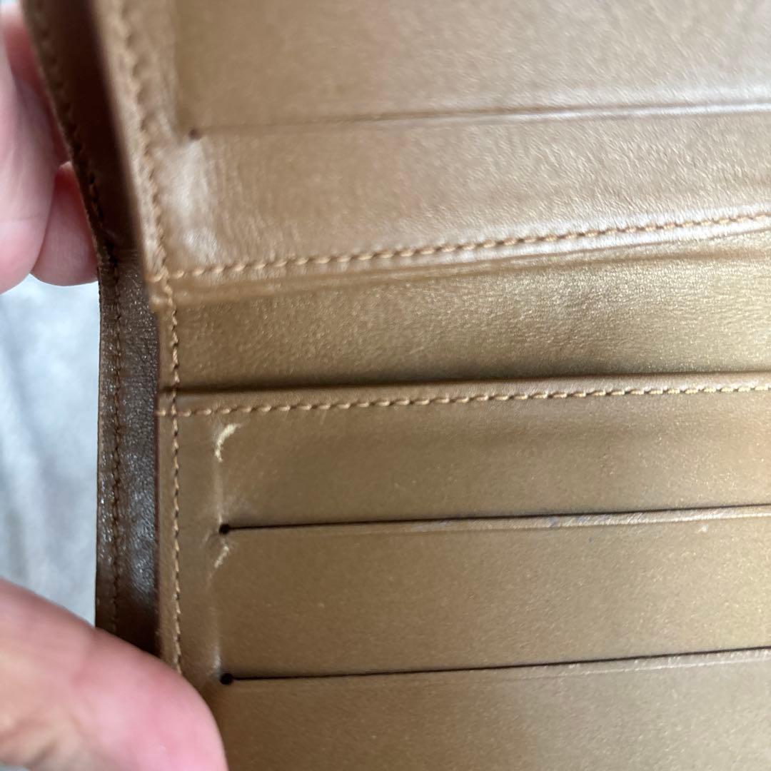 ［値下げ］Louis Vuitton ゴールド 三つ折り財布