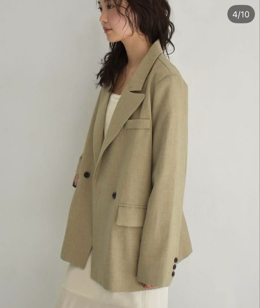 新品未使用cizatto Linen Mix Jacket