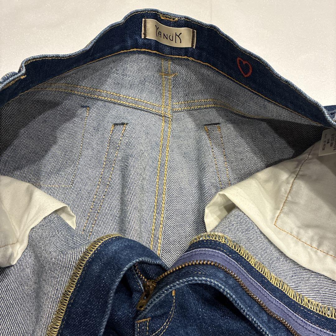 【美品】ヤヌーク 金子綾×藤原裕×YANUK\" トリプルコラボ デニム 25