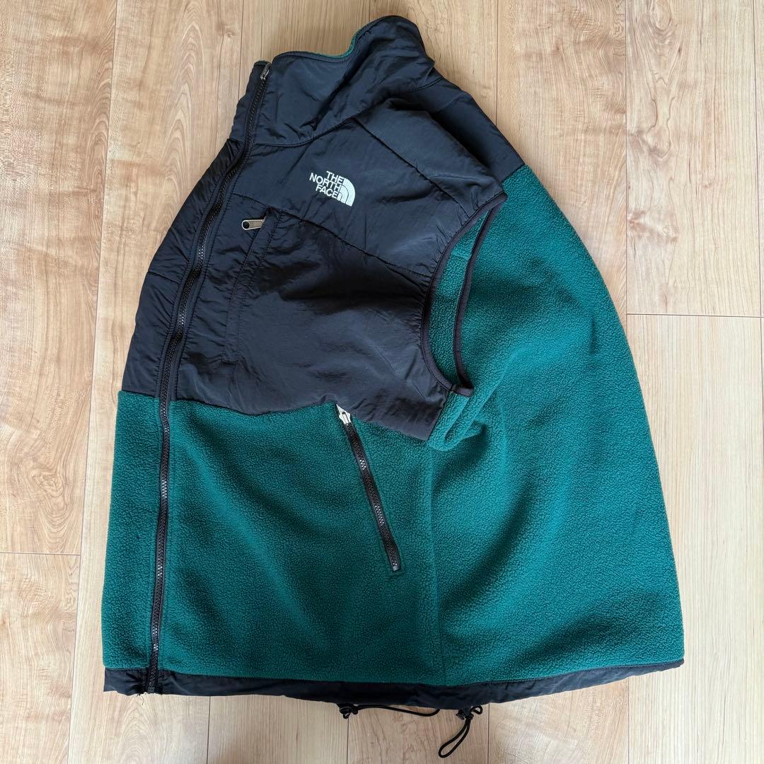 THE NORTH FACE ノースフェイス デナリベスト XL フリース　黒緑