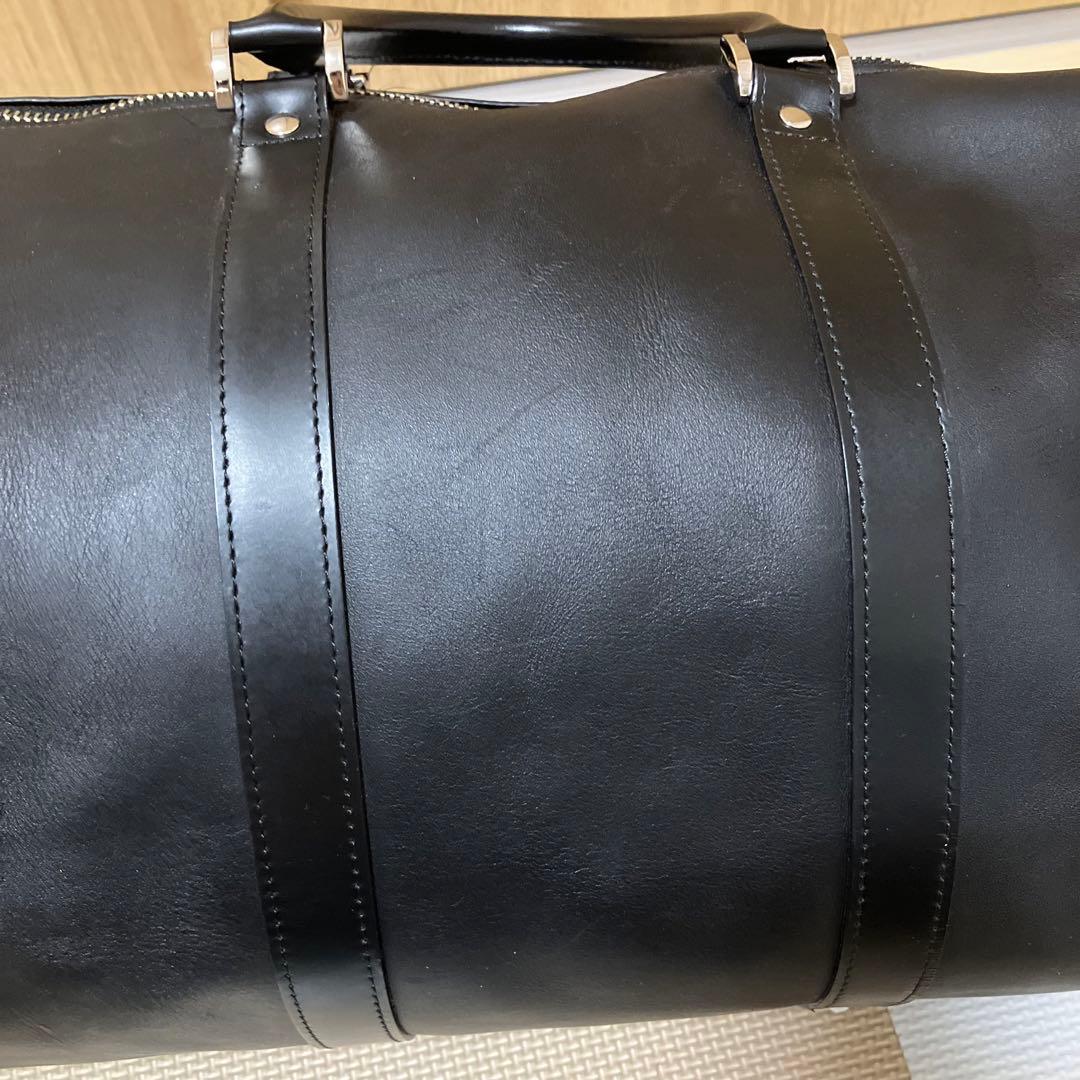 人気　完売品　MBハイエンド トラベルバッグ レザー　ブラック　黒　ショルダー