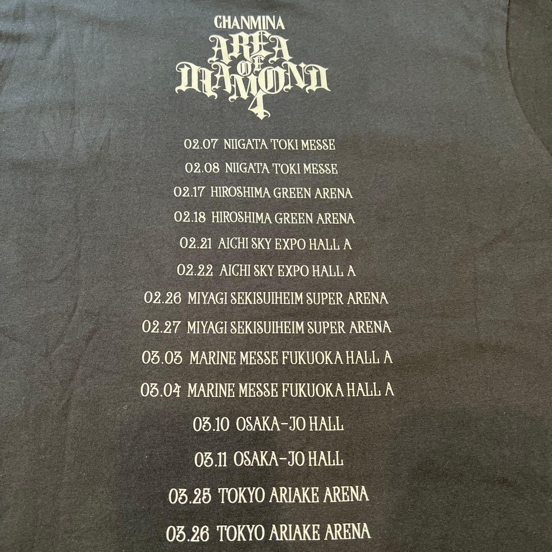 ちゃんみな　AREA OF DIAMOND4 Tシャツ