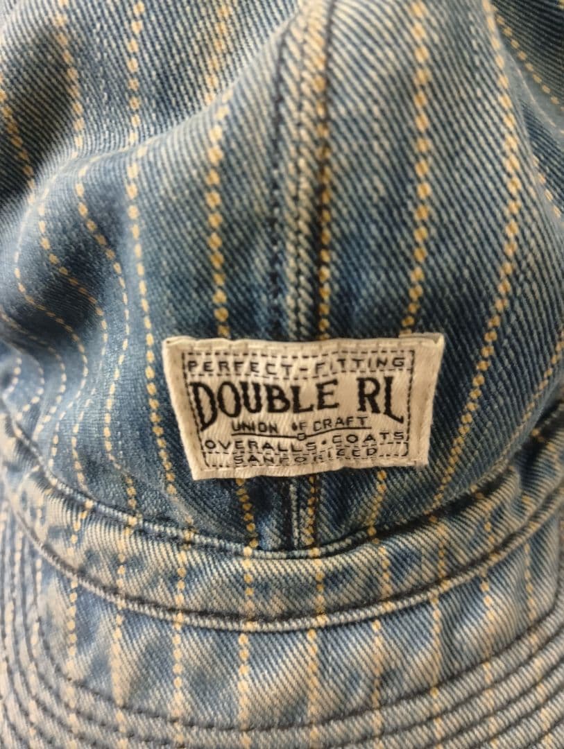 DOUBLE RL 　ウォバッシュ　 ストライプ 　ワークキャップ　名作