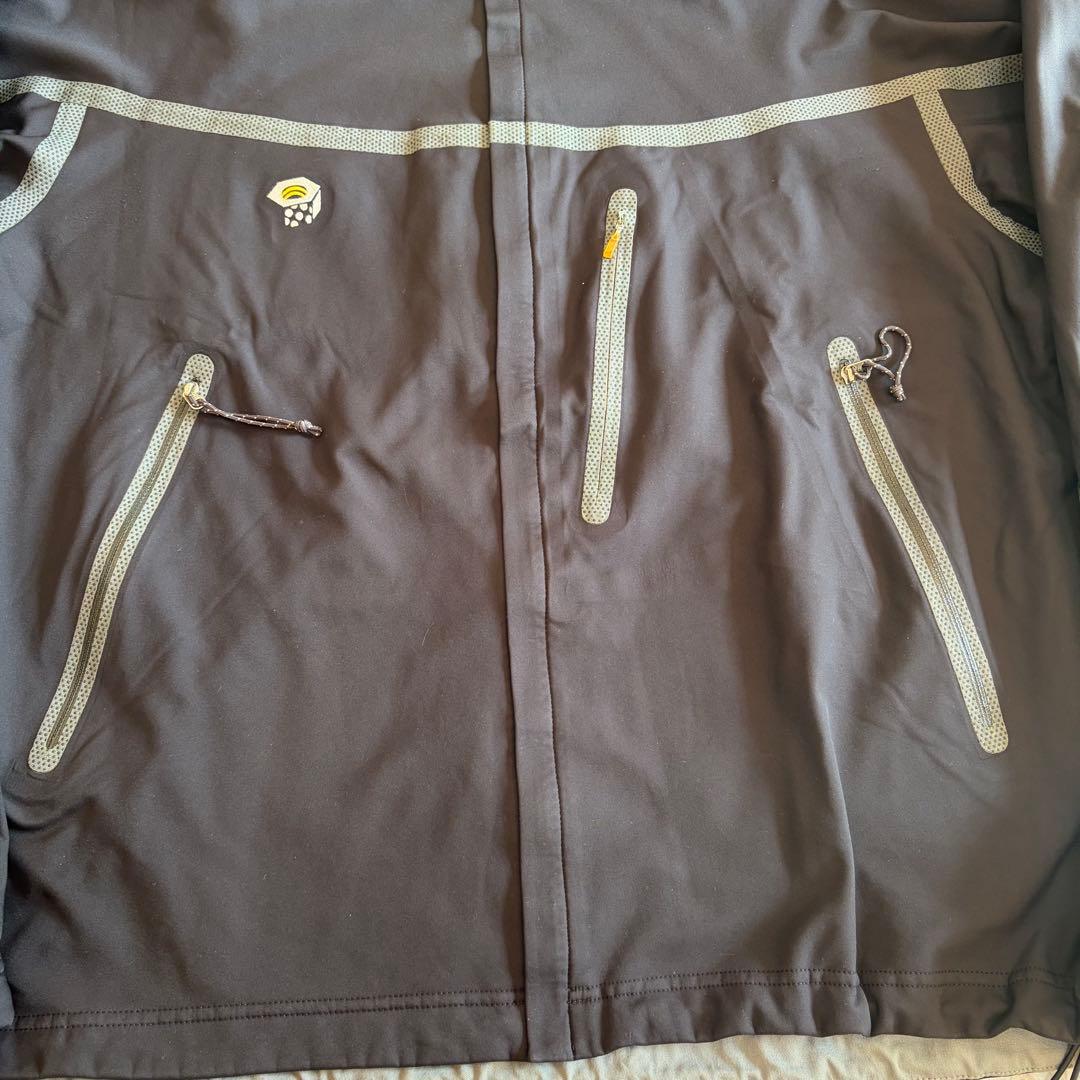 00s Mountain Hardwear ソフトシェル　ジャケット　グレー