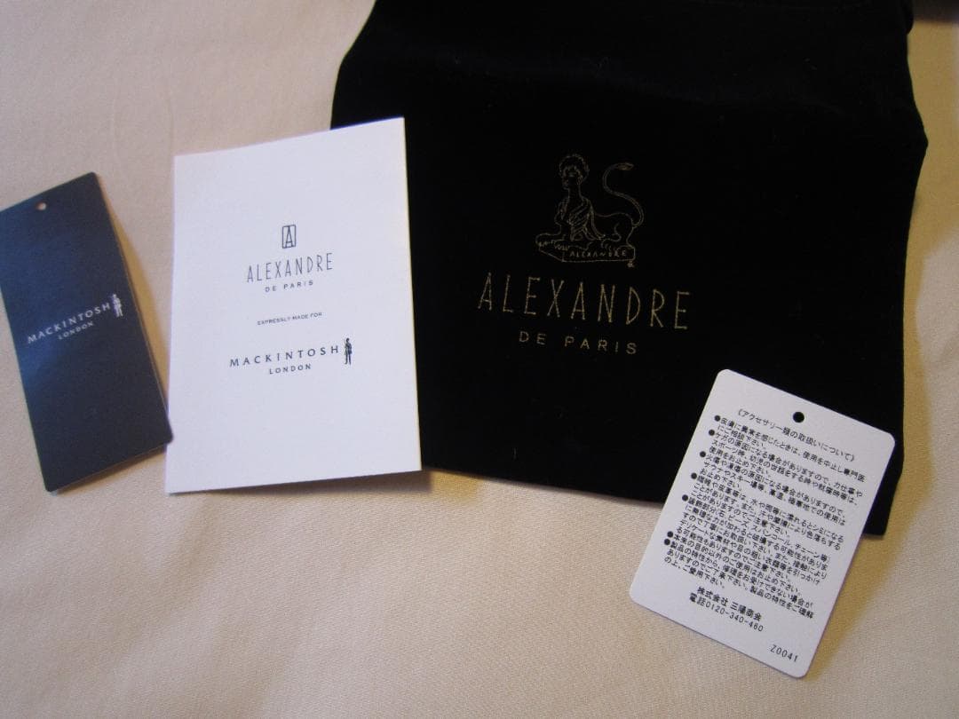 新品☆ALEXANDREアレクサンドルドゥパリ カチューシャ☆コラボ希少