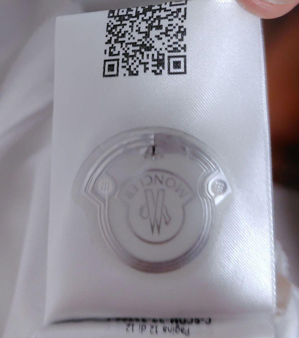 MONCLER ロゴ Tシャツ ホワイト 新品タグ付き