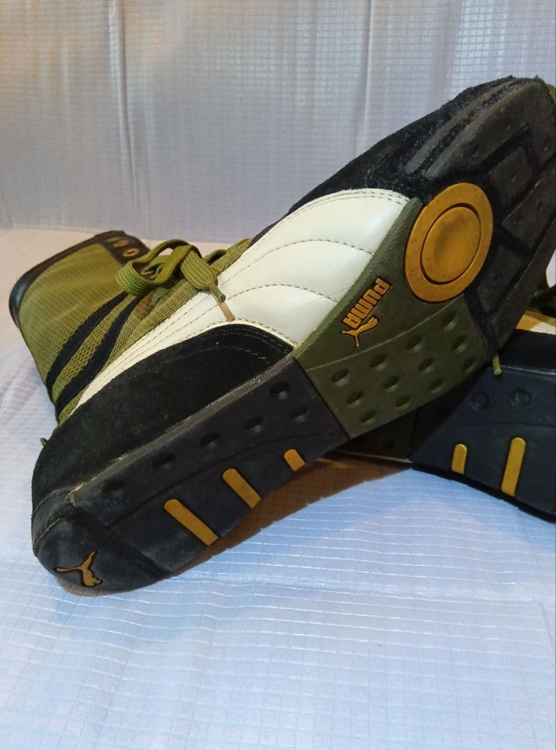 puma 　シャタンボクセン　ボクサーブーツ　25cm　黒✕カーキ