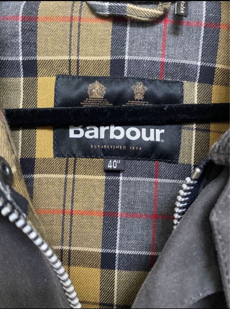 【Barbour】os bedale wax jacket gray