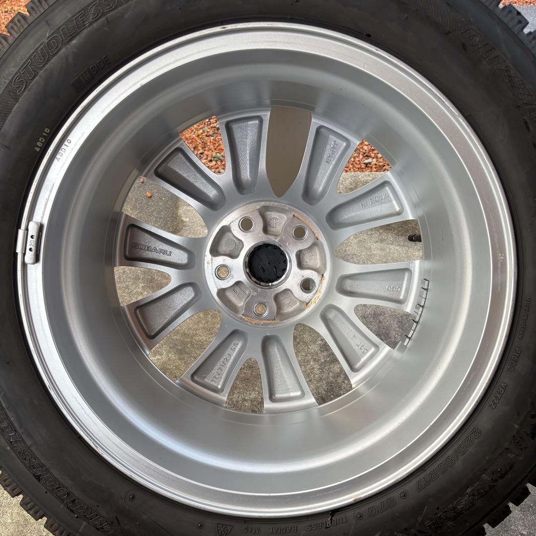 スバル レガシィ 純正17インチホイール 4本　225/55R17 VRX2