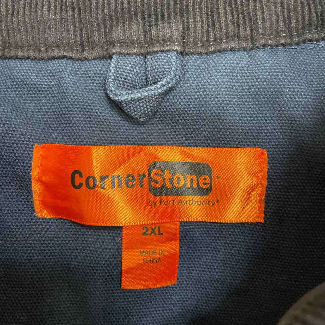 Corner Stone デトロイト　ダックジャケット　ワーク　企業刺繍2XL