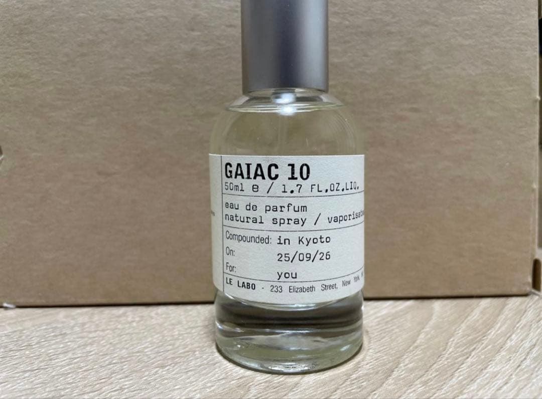 LE LABO GAIAC 10 50ml EDPルラボ ガイアック10東京限定