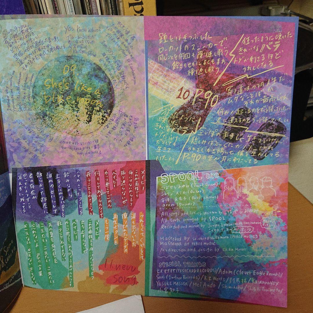 SPOOL drawing on canvas LP レコード シューゲイザー