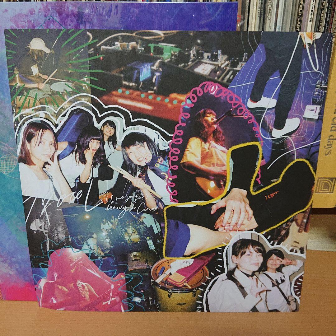 SPOOL drawing on canvas LP レコード シューゲイザー