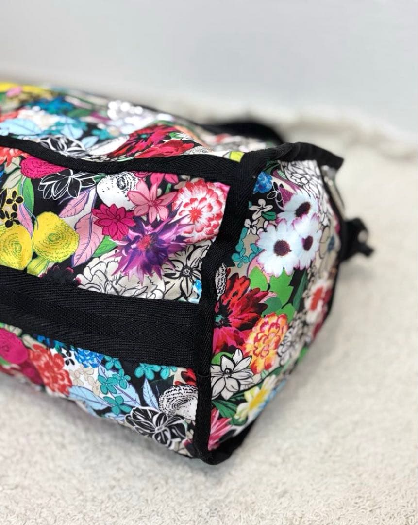 【未使用】LESPORTSAC レスポートサックボタニカル柄 ボストンバック