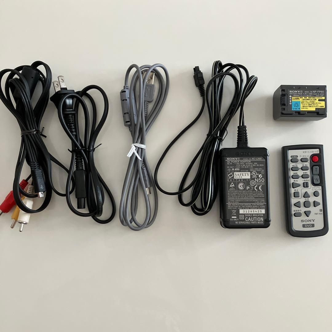 SONY　Handycam デジタルビデオカメラDCR-DVD505 付属品付