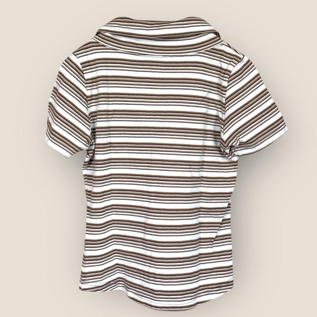 vivienne westwood ストライプ トップス 半袖ポロシャツ 2/M