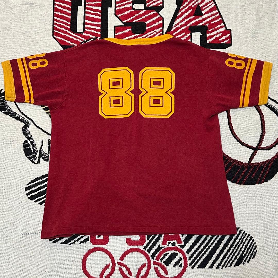 【レア】70s フットボールT 両面 ナンバリング USA製 Champion