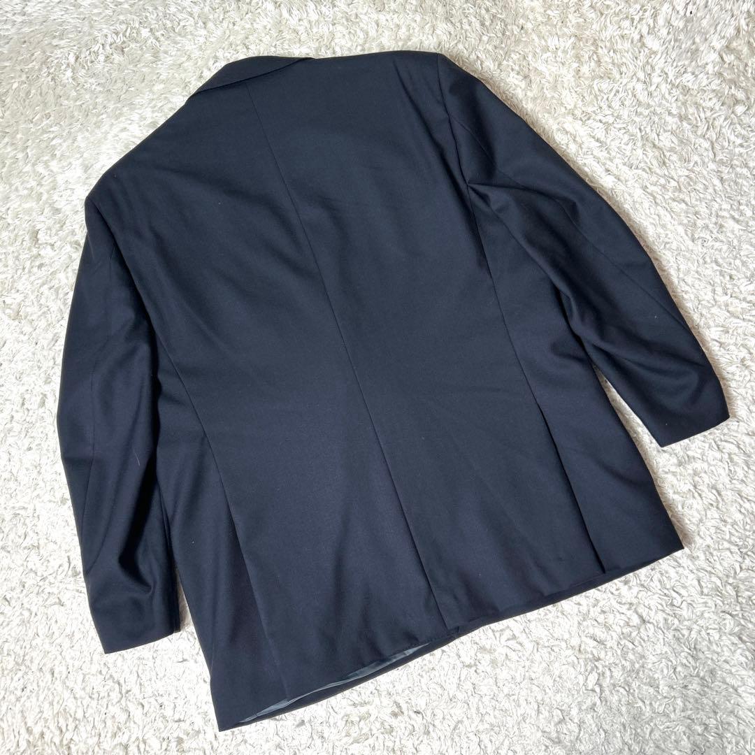 【極美品】CAFE SOHO ダブルブレストジャケット シルク混 金ボタン L