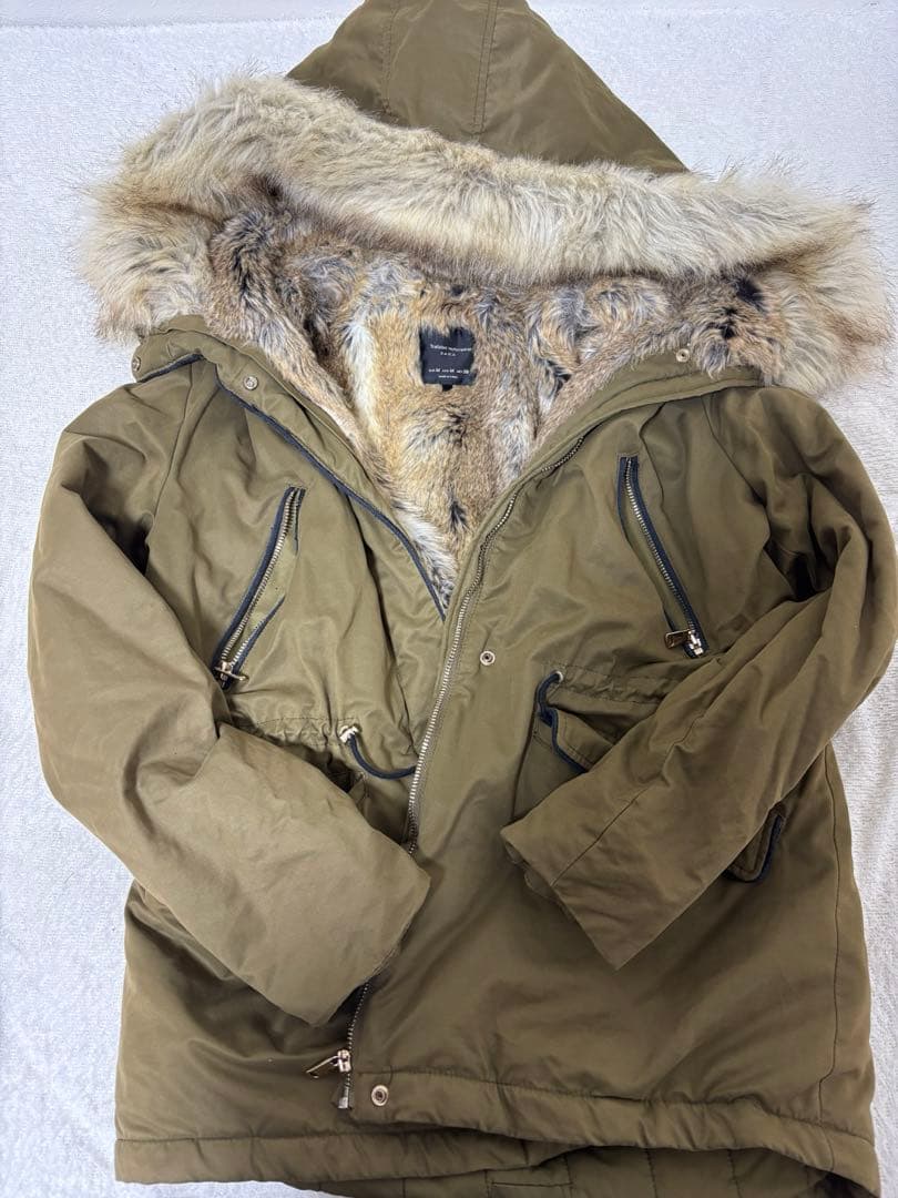 ファーダウンコート ZARA モッズコート大幅値下げ