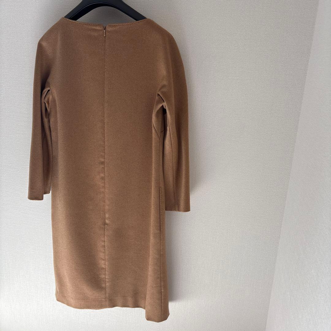 あ*゜様 Max Mara 白タグ キャメル100% ワンピース 38 イタリア