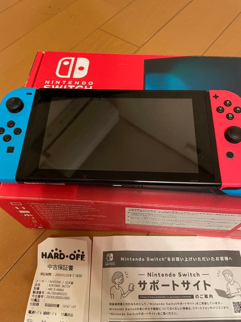 Nintendo Switch 赤/青 本体