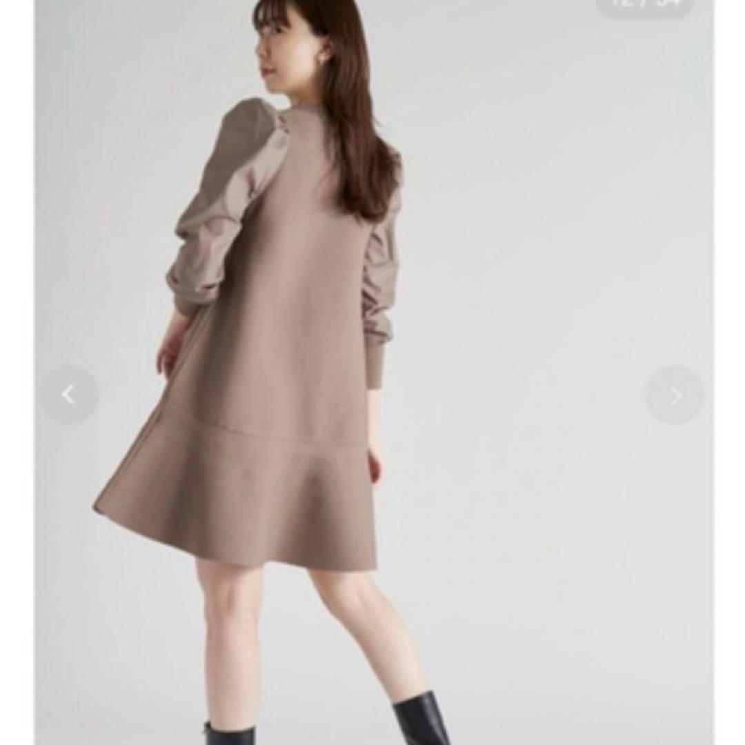 【新品未使用】CELFORD セルフォード Aラインフレアワンピース ブラウン