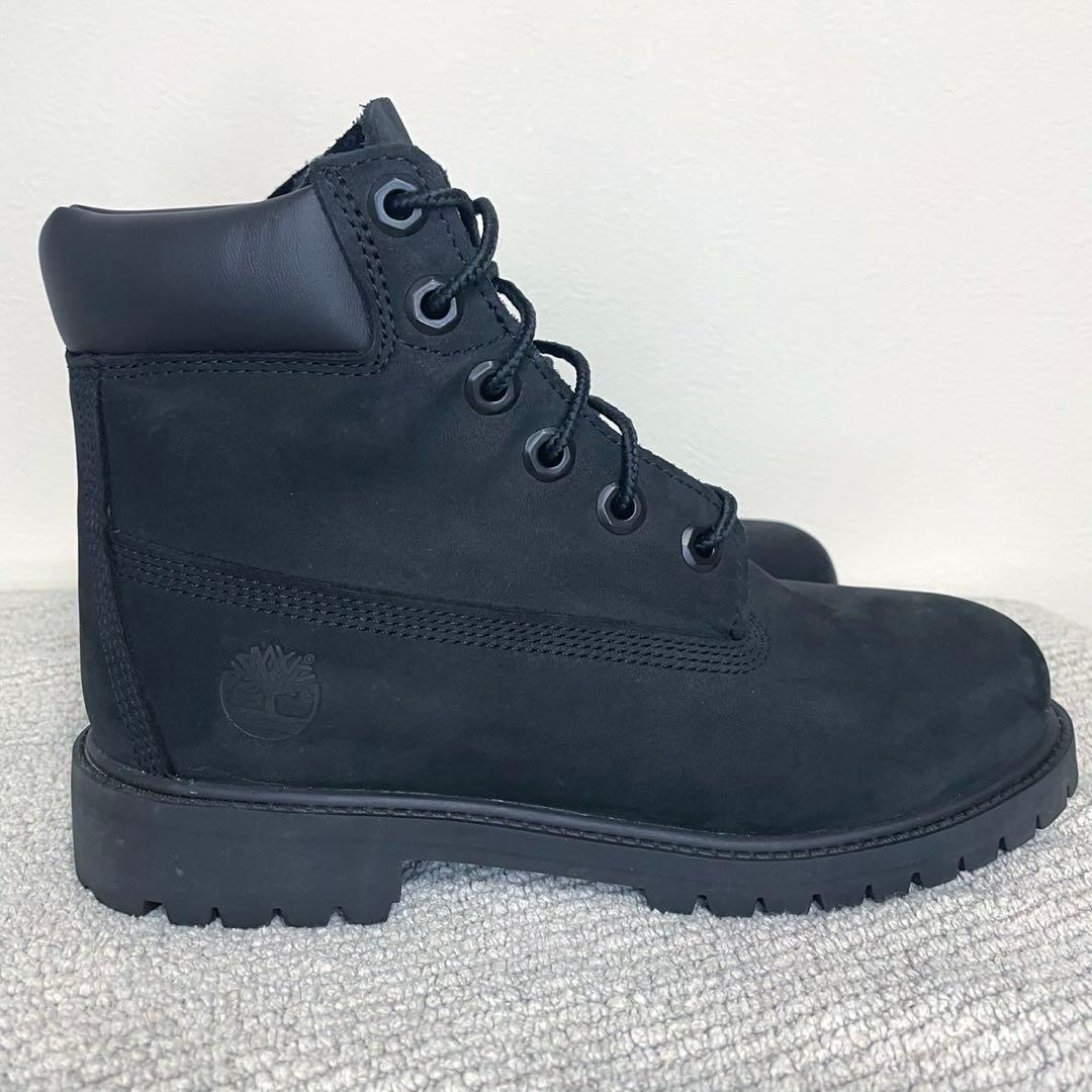 美品Timberland ティンバーランド ブーツ 黒 23.5cm 12907