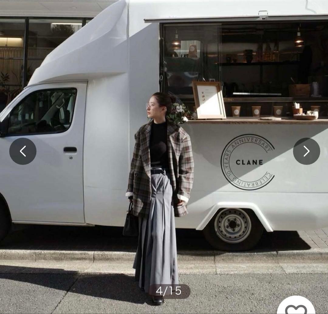 CLANE WIDE PLEATS LONG SKIRT 即購入OK 最安値