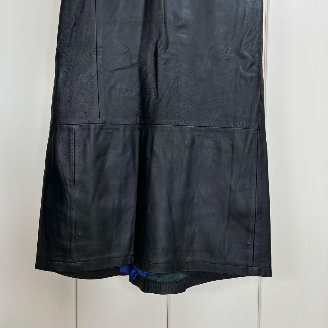 JUNYA WATANABE 00AW 再構築 シープレザー ロングスカート