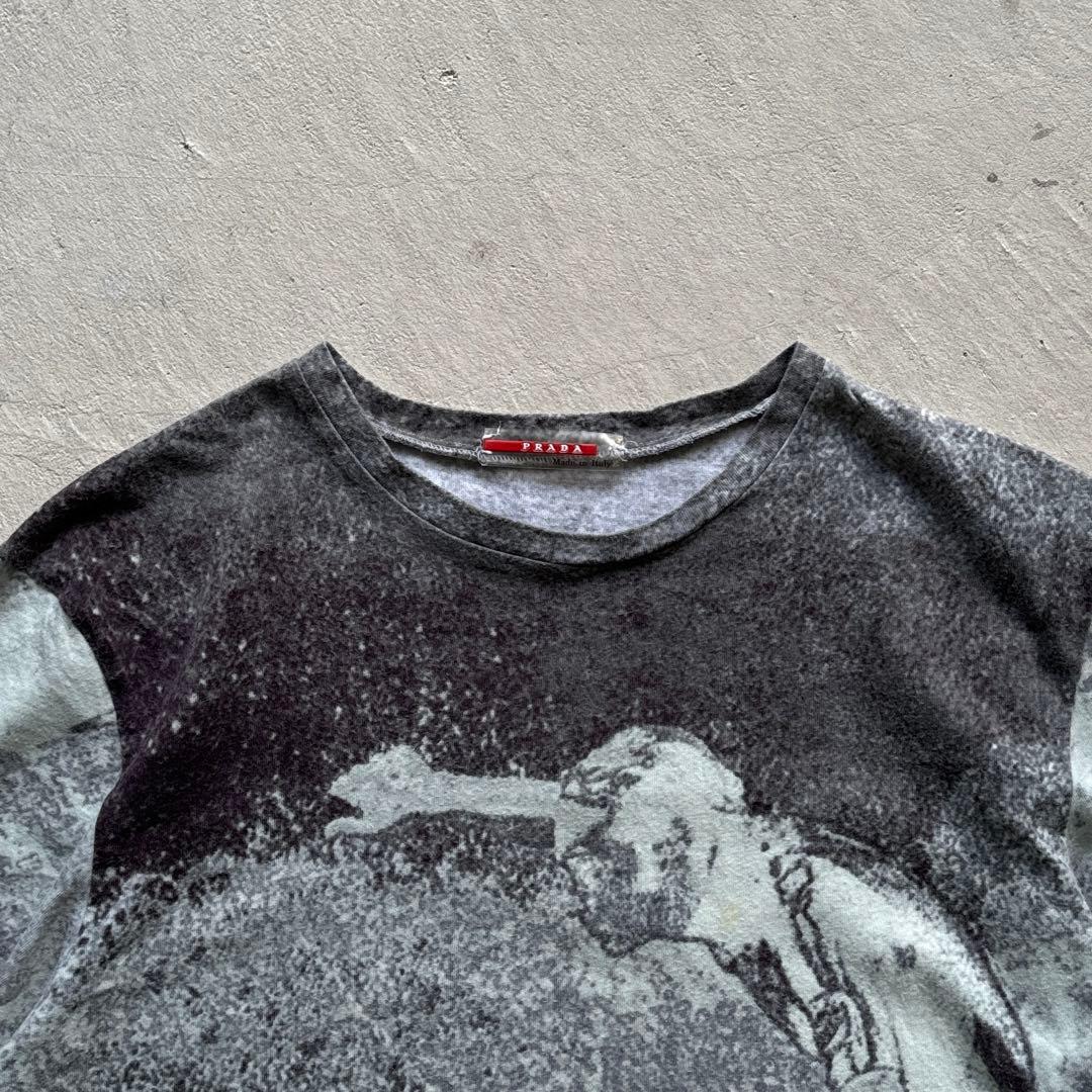トップス 00s prada sport surfer graphic tee