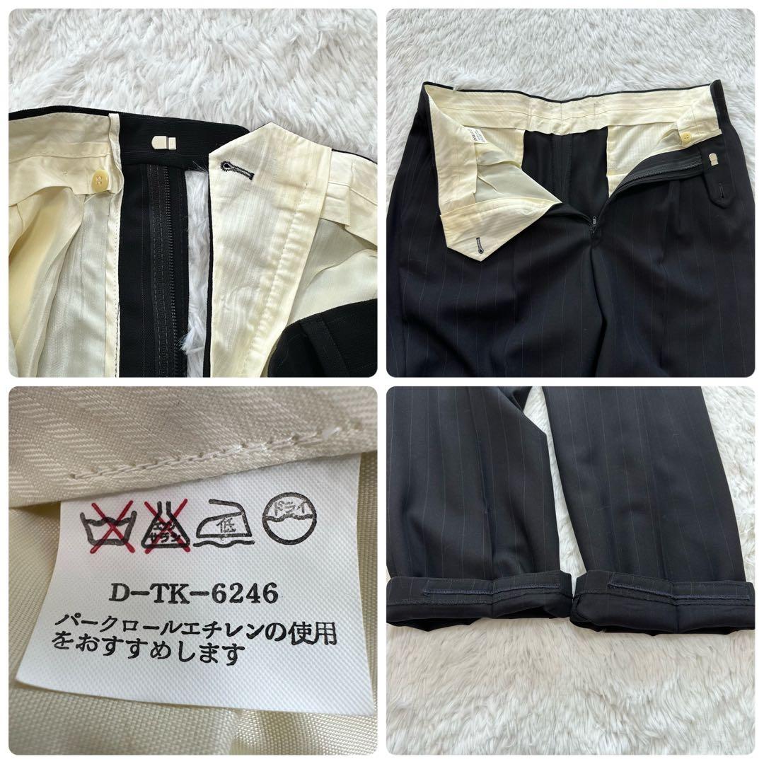 美品✨ジョルジオアルマーニコレツォーニ セットアップスーツ ストライプ柄 ウール