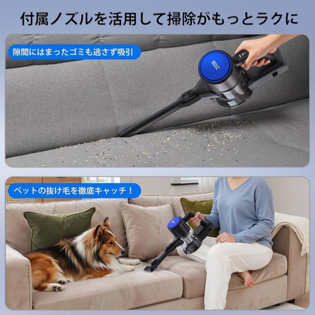 ⭐️大人気⭐️ コードレス　掃除機　45000pa　超強力吸引　多機能　コンパクト