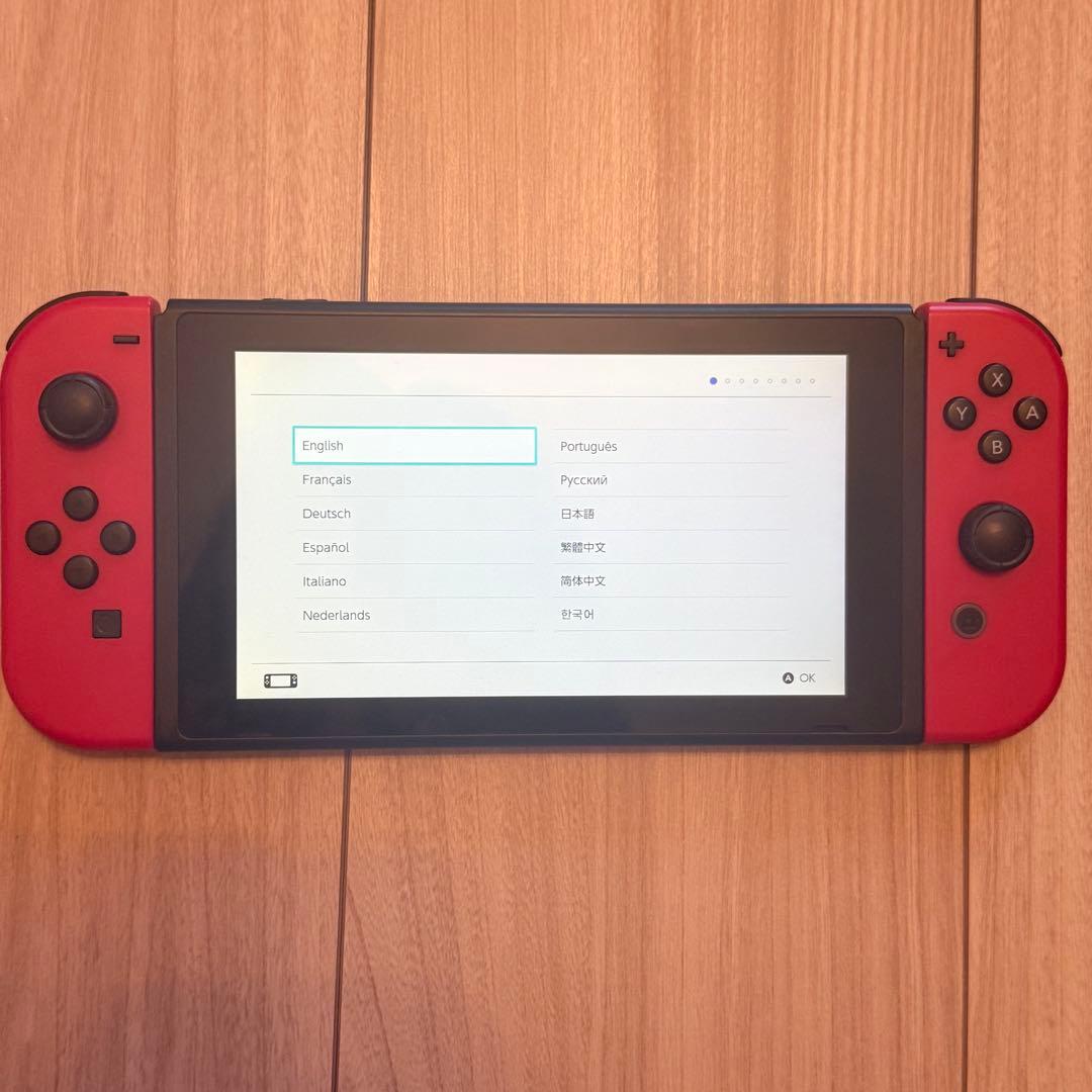 ✨限定モデル Nintendo Switch 本体 赤色 マリオデザイン