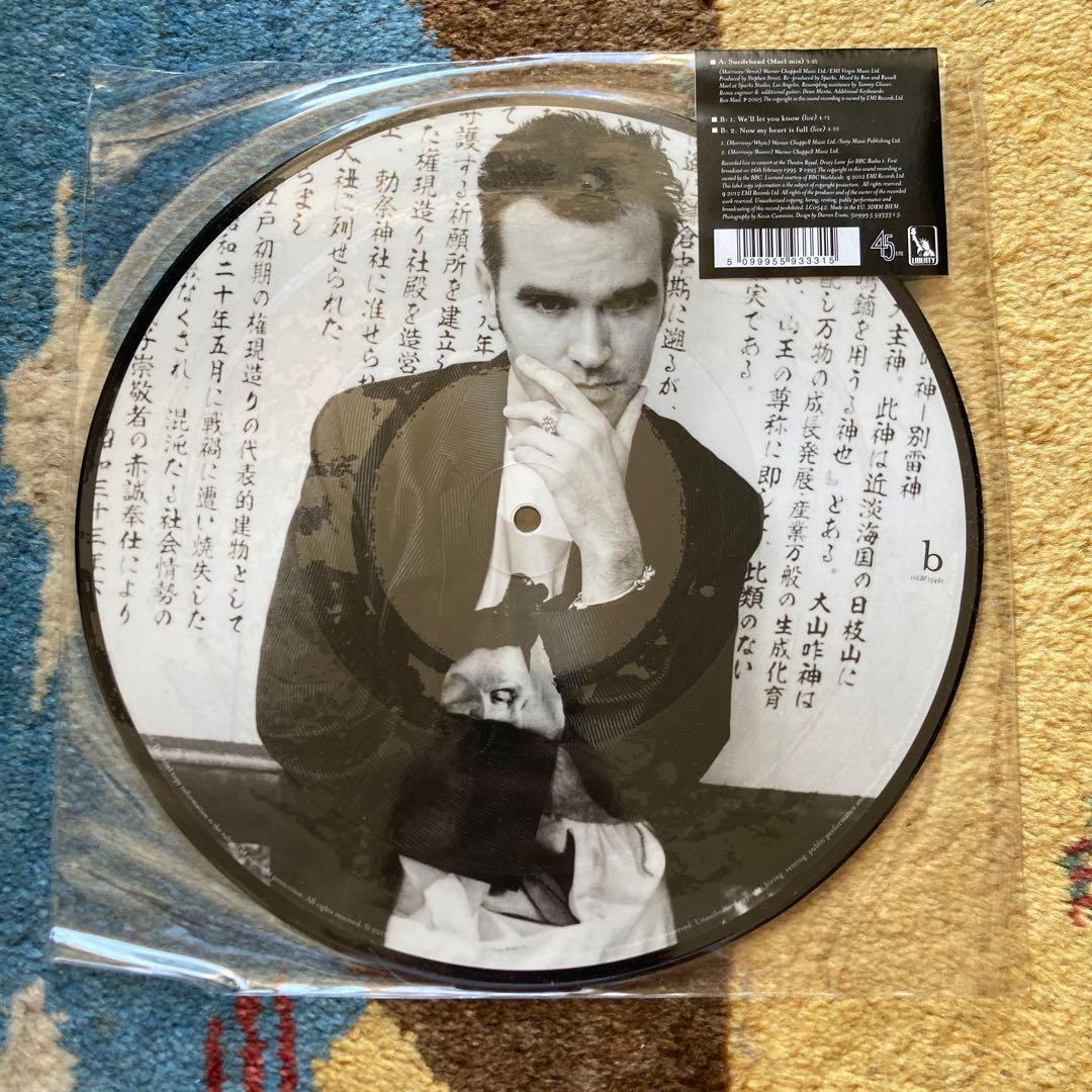 morrissey 10インチ　レコード
