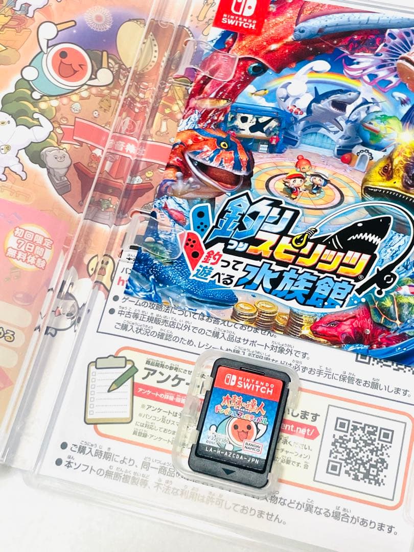 ⭐︎ゆづま★　太鼓の達人Switch 太鼓とバチ豪華セット＆ソフト