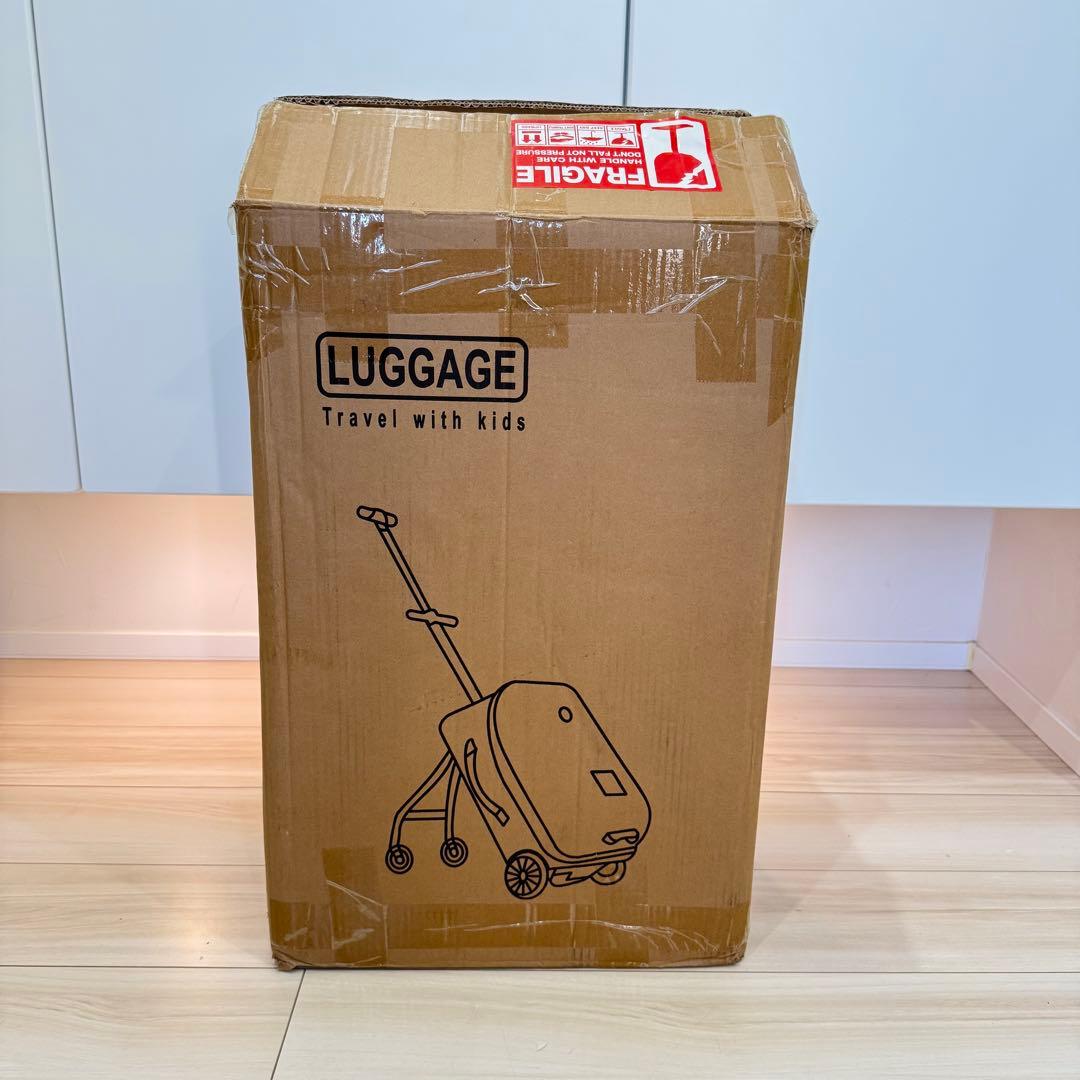 【新品】Q-BOX キャリーカート ブラック バッグ　キッズ　飛行機　旅行