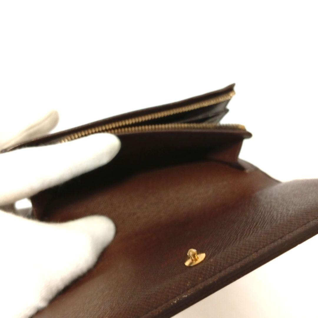 LOUISVUITTON ルイヴィトン ポルトモネビエトレゾール ダミエ 折財布