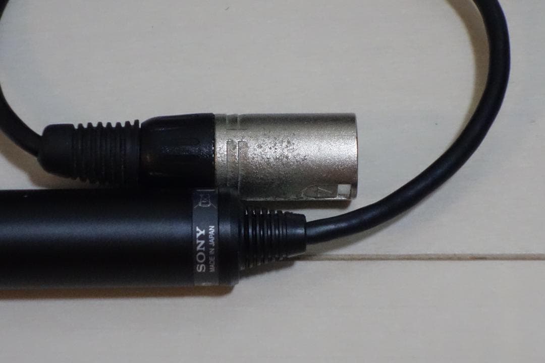 動作しました 業務用 鋭指向性 ガンマイク ECM-XM1 純正品 SONY