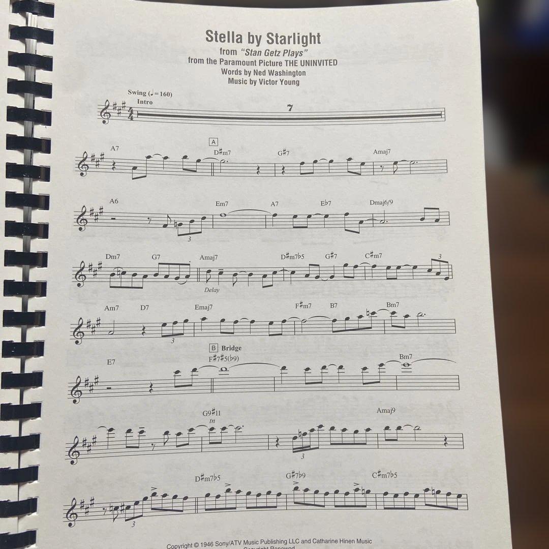 アート・デザイン・音楽 STAN GETZ OMNIBOOK